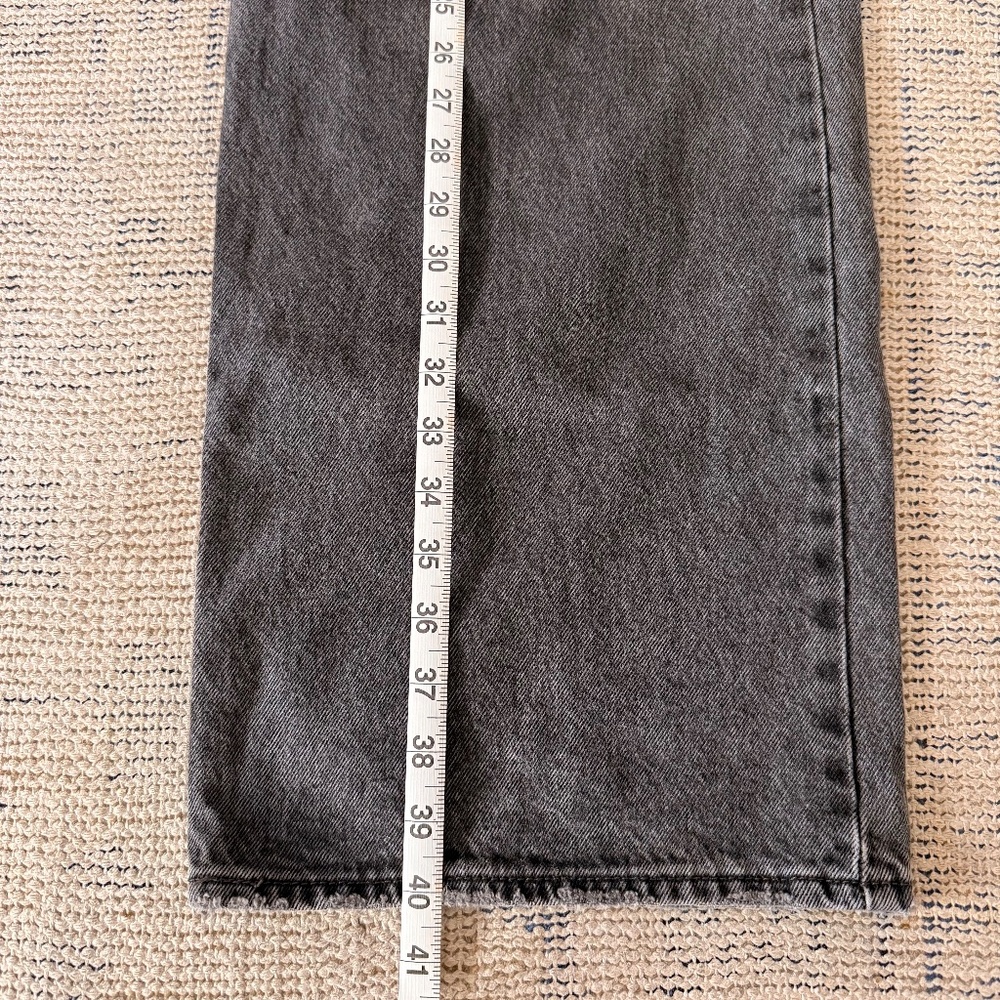 Levi's Premium Low Loose Black Jeans Sz 31 - Picture 6 of 7
